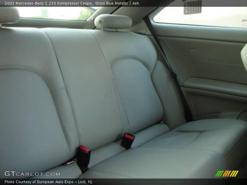 Orion Blue Metallic / Ash 2003 Mercedes-Benz C 230 Kompressor Coupe