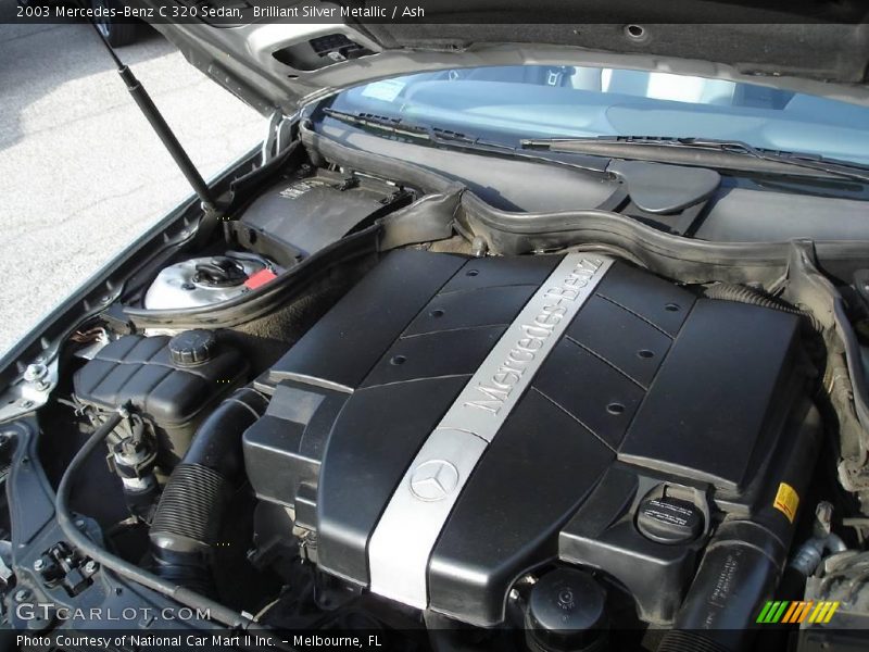 Brilliant Silver Metallic / Ash 2003 Mercedes-Benz C 320 Sedan