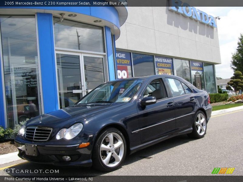 Midnight Blue / Ash 2005 Mercedes-Benz C 230 Kompressor Sedan