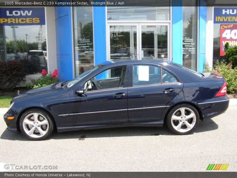 Midnight Blue / Ash 2005 Mercedes-Benz C 230 Kompressor Sedan