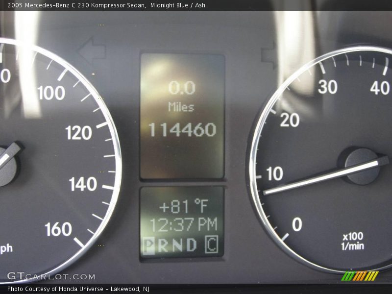 Midnight Blue / Ash 2005 Mercedes-Benz C 230 Kompressor Sedan