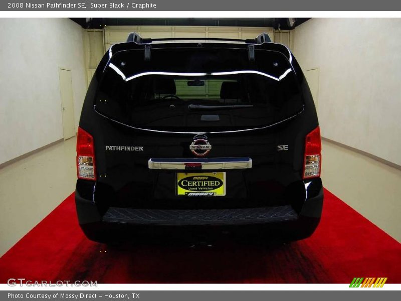 Super Black / Graphite 2008 Nissan Pathfinder SE
