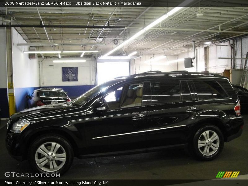 Obsidian Black Metallic / Macadamia 2008 Mercedes-Benz GL 450 4Matic