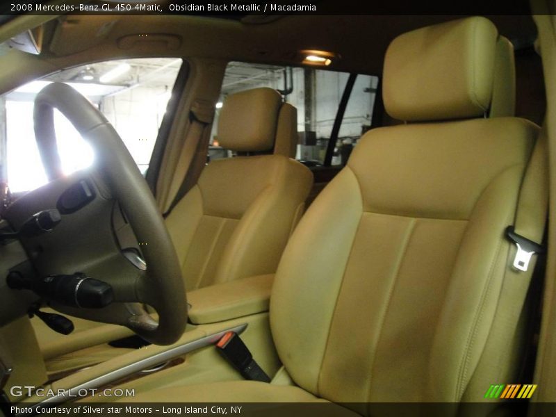 Obsidian Black Metallic / Macadamia 2008 Mercedes-Benz GL 450 4Matic