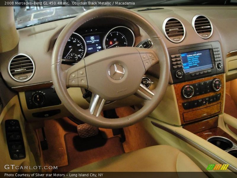 Obsidian Black Metallic / Macadamia 2008 Mercedes-Benz GL 450 4Matic