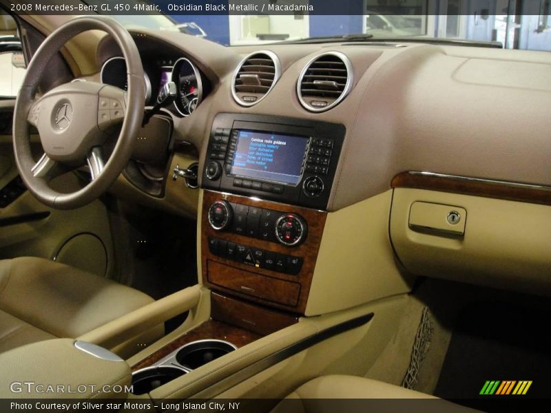 Obsidian Black Metallic / Macadamia 2008 Mercedes-Benz GL 450 4Matic