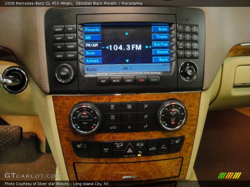 Obsidian Black Metallic / Macadamia 2008 Mercedes-Benz GL 450 4Matic
