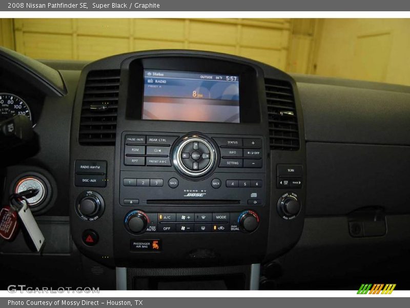 Super Black / Graphite 2008 Nissan Pathfinder SE