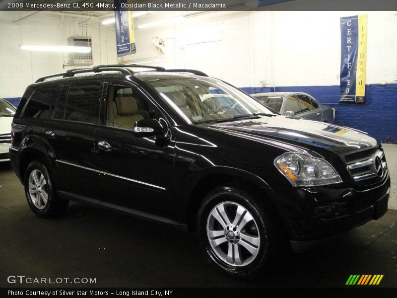 Obsidian Black Metallic / Macadamia 2008 Mercedes-Benz GL 450 4Matic