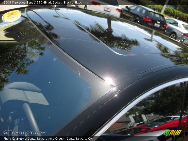 Black / Black 2008 Mercedes-Benz S 550 4Matic Sedan