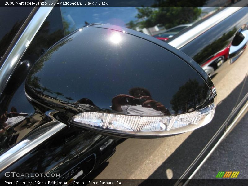 Black / Black 2008 Mercedes-Benz S 550 4Matic Sedan