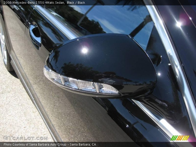 Black / Black 2008 Mercedes-Benz S 550 4Matic Sedan