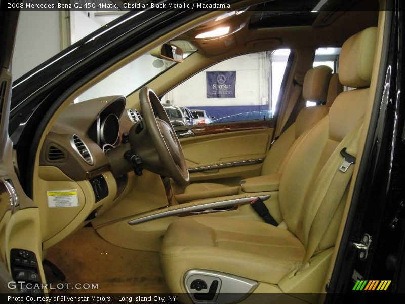 Obsidian Black Metallic / Macadamia 2008 Mercedes-Benz GL 450 4Matic