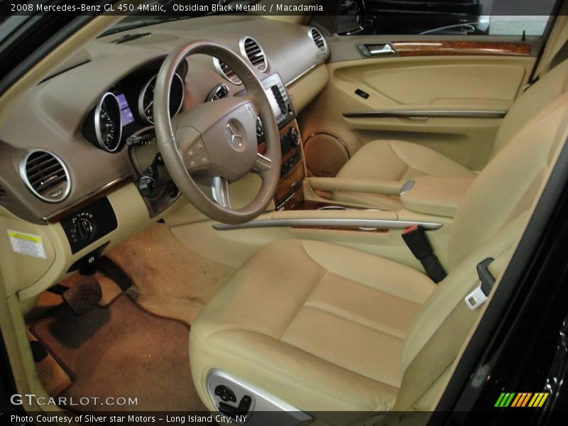 Obsidian Black Metallic / Macadamia 2008 Mercedes-Benz GL 450 4Matic