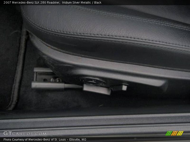 Iridium Silver Metallic / Black 2007 Mercedes-Benz SLK 280 Roadster