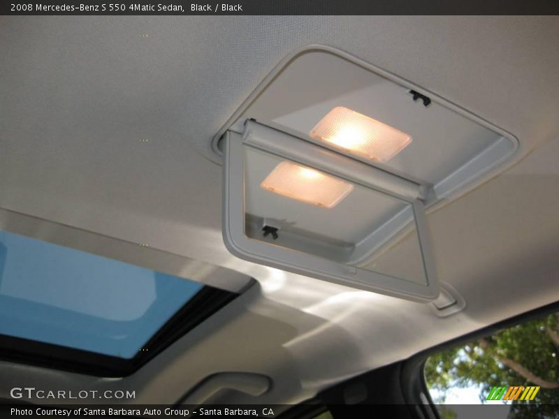 Black / Black 2008 Mercedes-Benz S 550 4Matic Sedan