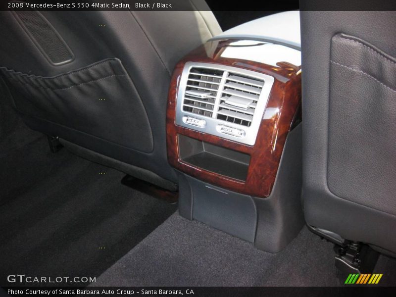 Black / Black 2008 Mercedes-Benz S 550 4Matic Sedan
