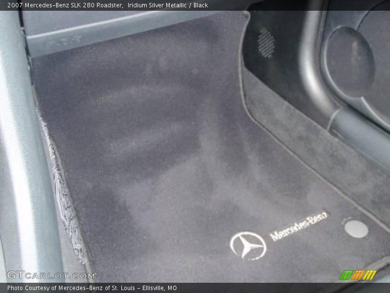 Iridium Silver Metallic / Black 2007 Mercedes-Benz SLK 280 Roadster