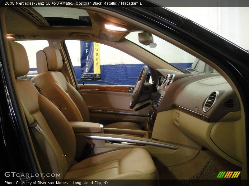 Obsidian Black Metallic / Macadamia 2008 Mercedes-Benz GL 450 4Matic
