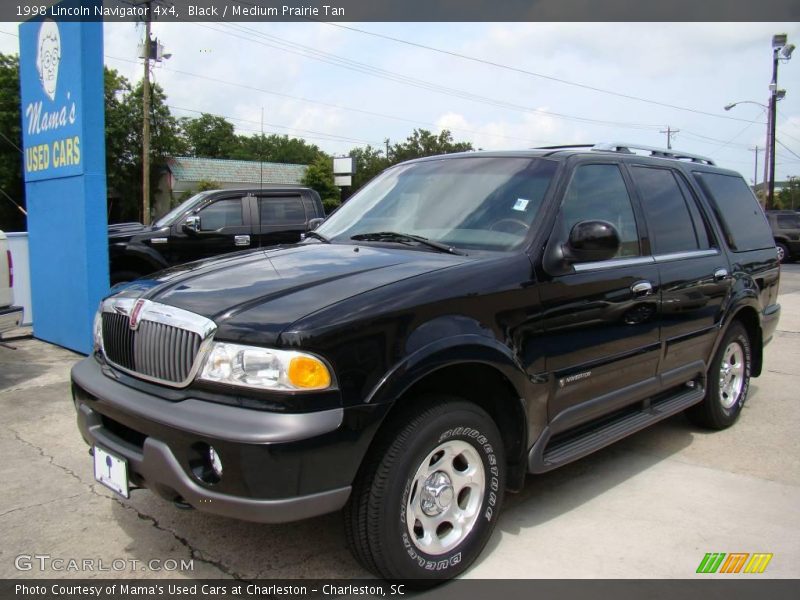 Black / Medium Prairie Tan 1998 Lincoln Navigator 4x4