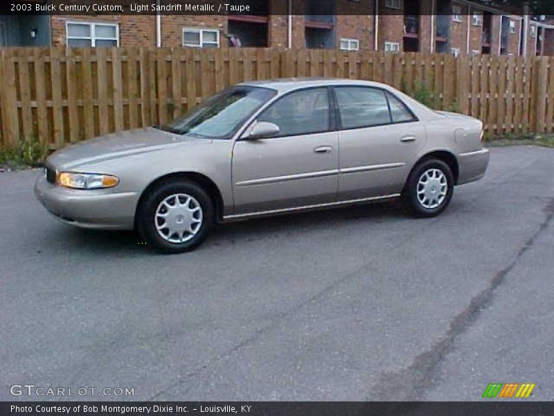 Light Sandrift Metallic / Taupe 2003 Buick Century Custom