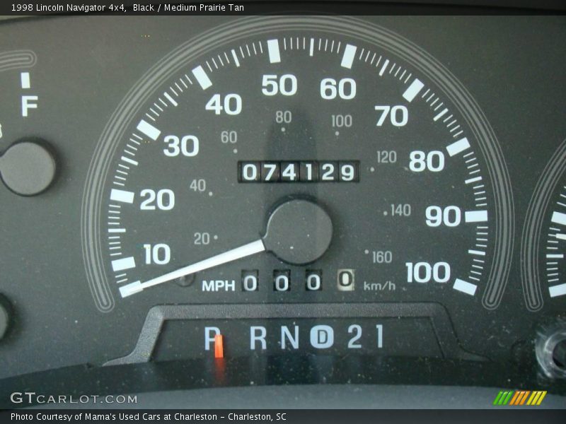 Black / Medium Prairie Tan 1998 Lincoln Navigator 4x4