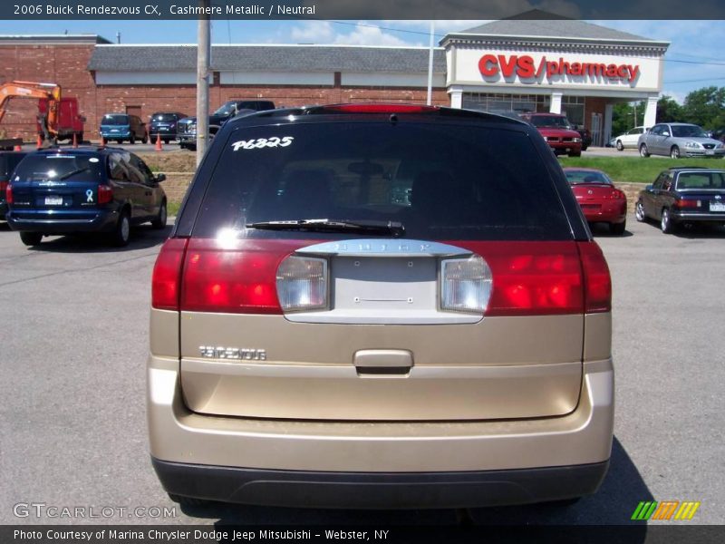 Cashmere Metallic / Neutral 2006 Buick Rendezvous CX