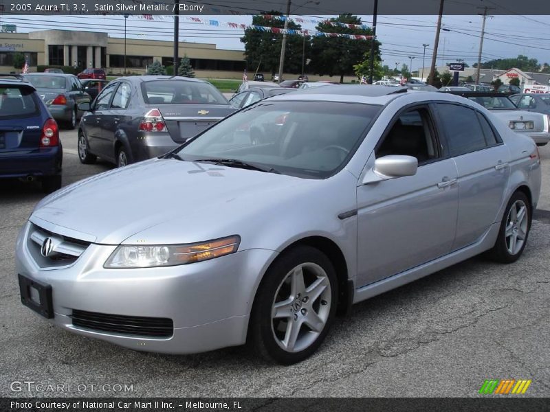 Satin Silver Metallic / Ebony 2005 Acura TL 3.2