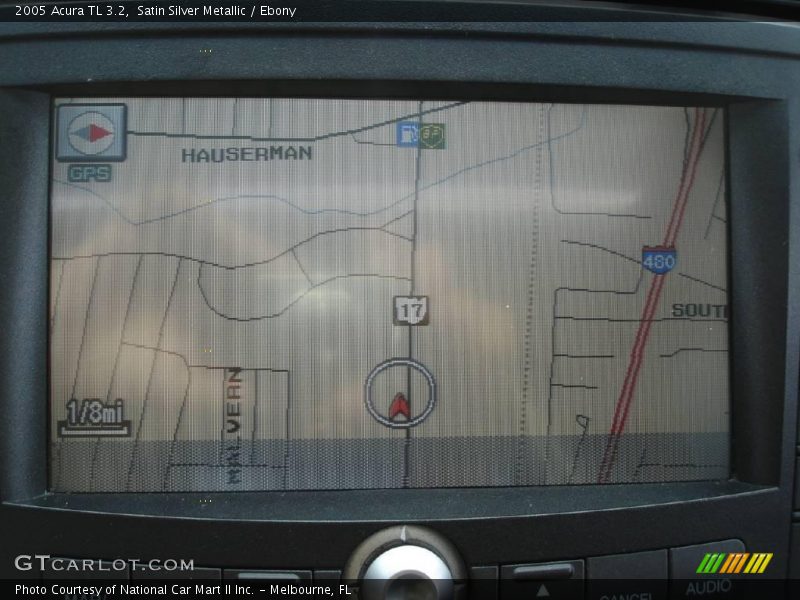 Satin Silver Metallic / Ebony 2005 Acura TL 3.2