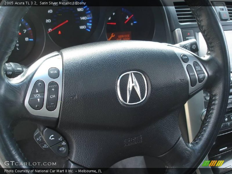 Satin Silver Metallic / Ebony 2005 Acura TL 3.2