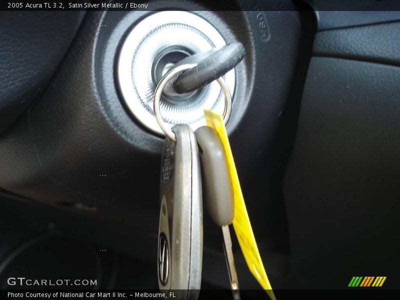 Satin Silver Metallic / Ebony 2005 Acura TL 3.2