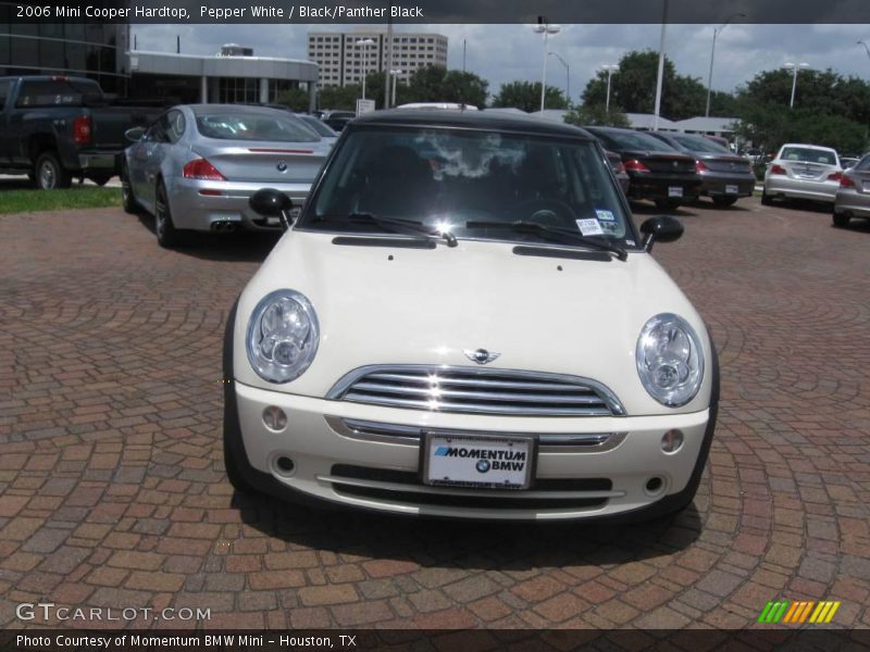 Pepper White / Black/Panther Black 2006 Mini Cooper Hardtop