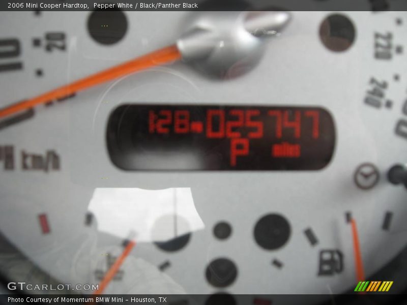 Pepper White / Black/Panther Black 2006 Mini Cooper Hardtop