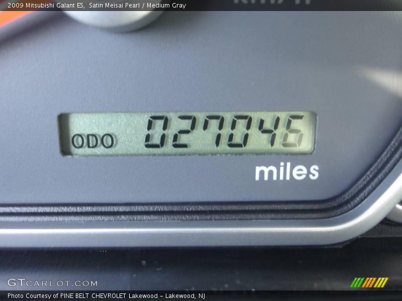 Satin Meisai Pearl / Medium Gray 2009 Mitsubishi Galant ES