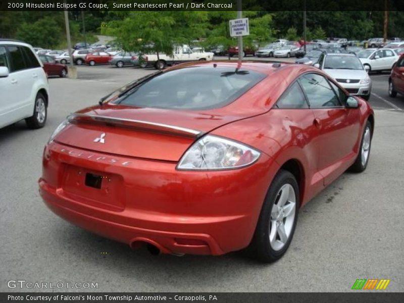 Sunset Pearlescent Pearl / Dark Charcoal 2009 Mitsubishi Eclipse GS Coupe