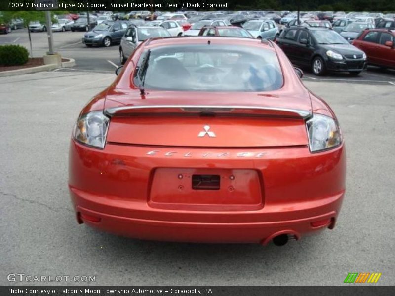 Sunset Pearlescent Pearl / Dark Charcoal 2009 Mitsubishi Eclipse GS Coupe