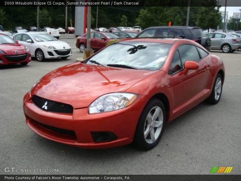 Sunset Pearlescent Pearl / Dark Charcoal 2009 Mitsubishi Eclipse GS Coupe