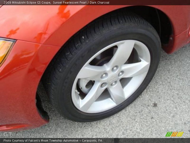 Sunset Pearlescent Pearl / Dark Charcoal 2009 Mitsubishi Eclipse GS Coupe