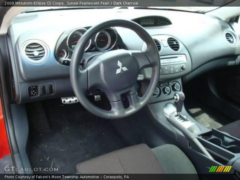Sunset Pearlescent Pearl / Dark Charcoal 2009 Mitsubishi Eclipse GS Coupe