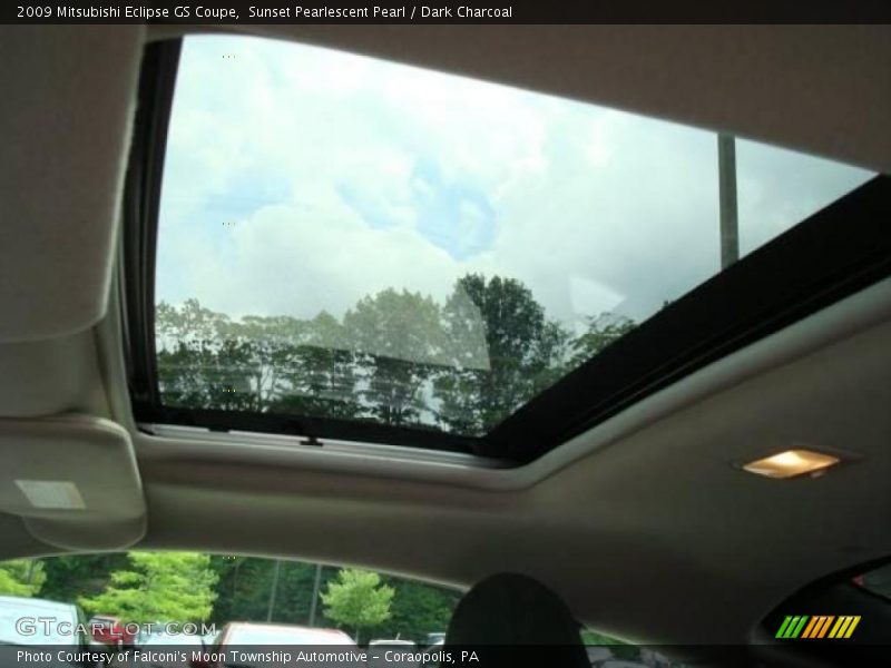 Sunset Pearlescent Pearl / Dark Charcoal 2009 Mitsubishi Eclipse GS Coupe