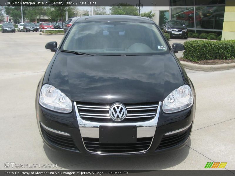 Black / Pure Beige 2006 Volkswagen Jetta 2.5 Sedan