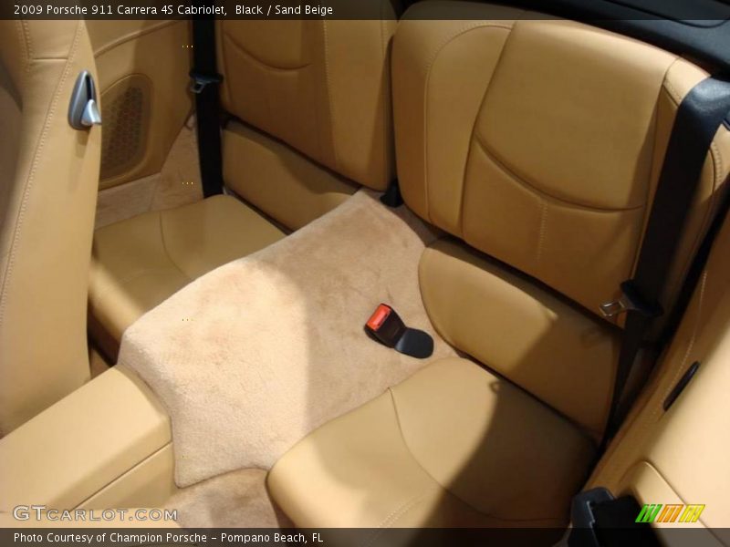Black / Sand Beige 2009 Porsche 911 Carrera 4S Cabriolet