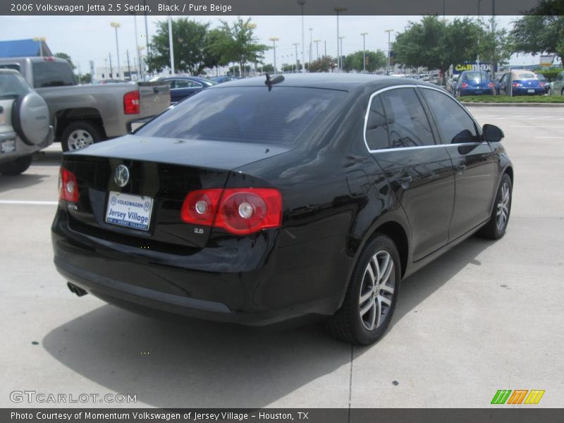 Black / Pure Beige 2006 Volkswagen Jetta 2.5 Sedan