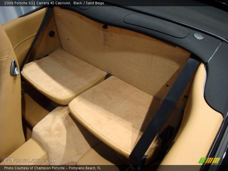 Black / Sand Beige 2009 Porsche 911 Carrera 4S Cabriolet