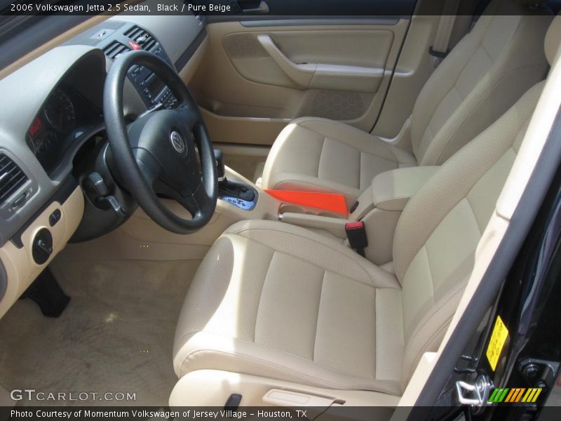Black / Pure Beige 2006 Volkswagen Jetta 2.5 Sedan