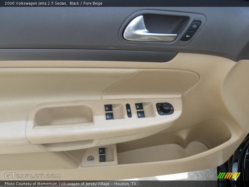 Black / Pure Beige 2006 Volkswagen Jetta 2.5 Sedan