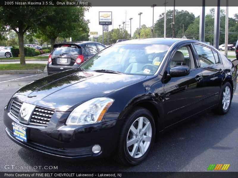 Onyx Black / Frost 2005 Nissan Maxima 3.5 SL