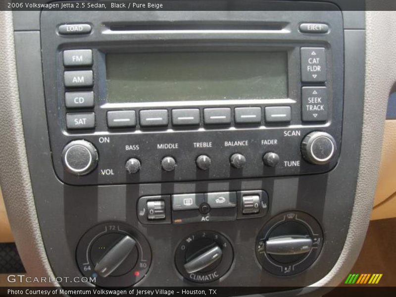 Black / Pure Beige 2006 Volkswagen Jetta 2.5 Sedan