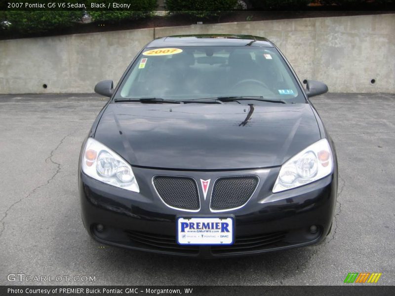 Black / Ebony 2007 Pontiac G6 V6 Sedan