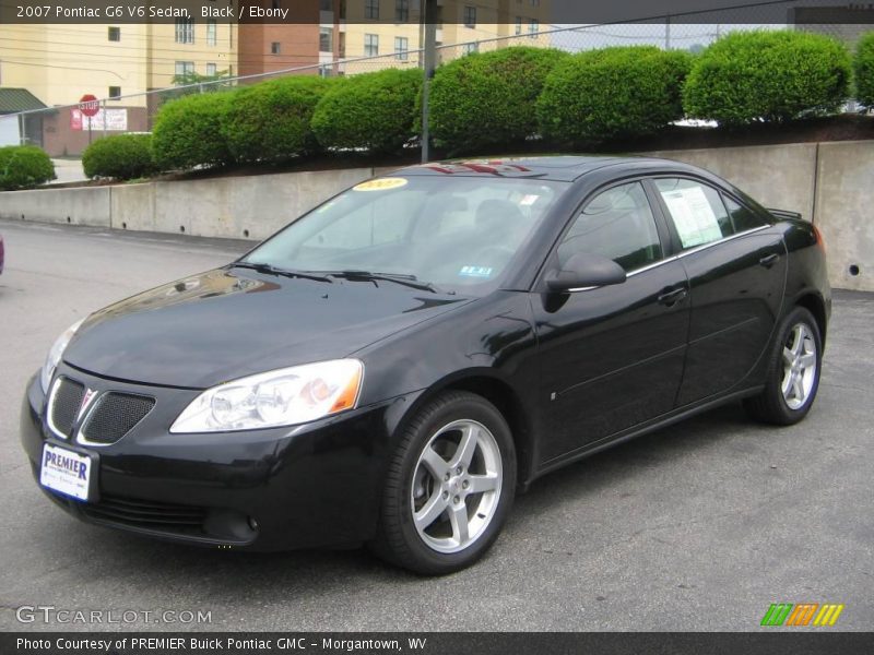 Black / Ebony 2007 Pontiac G6 V6 Sedan